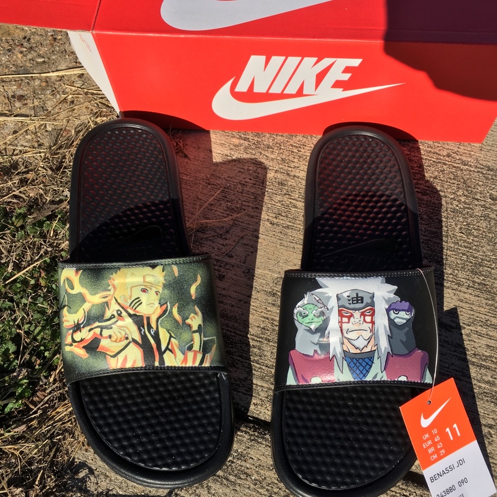 Custom Natruto slides. Coming soon